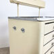 Industrial medical dentist cabinet on wheels Germany 1950s