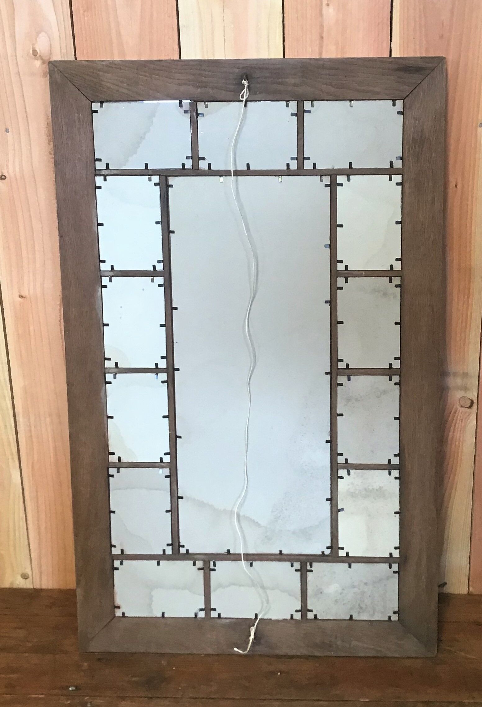 Large multi-view solid oak frame 91, 7 cm X 56, 7 cm