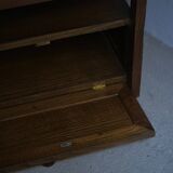 Low wooden cabinet with tray, 1965
