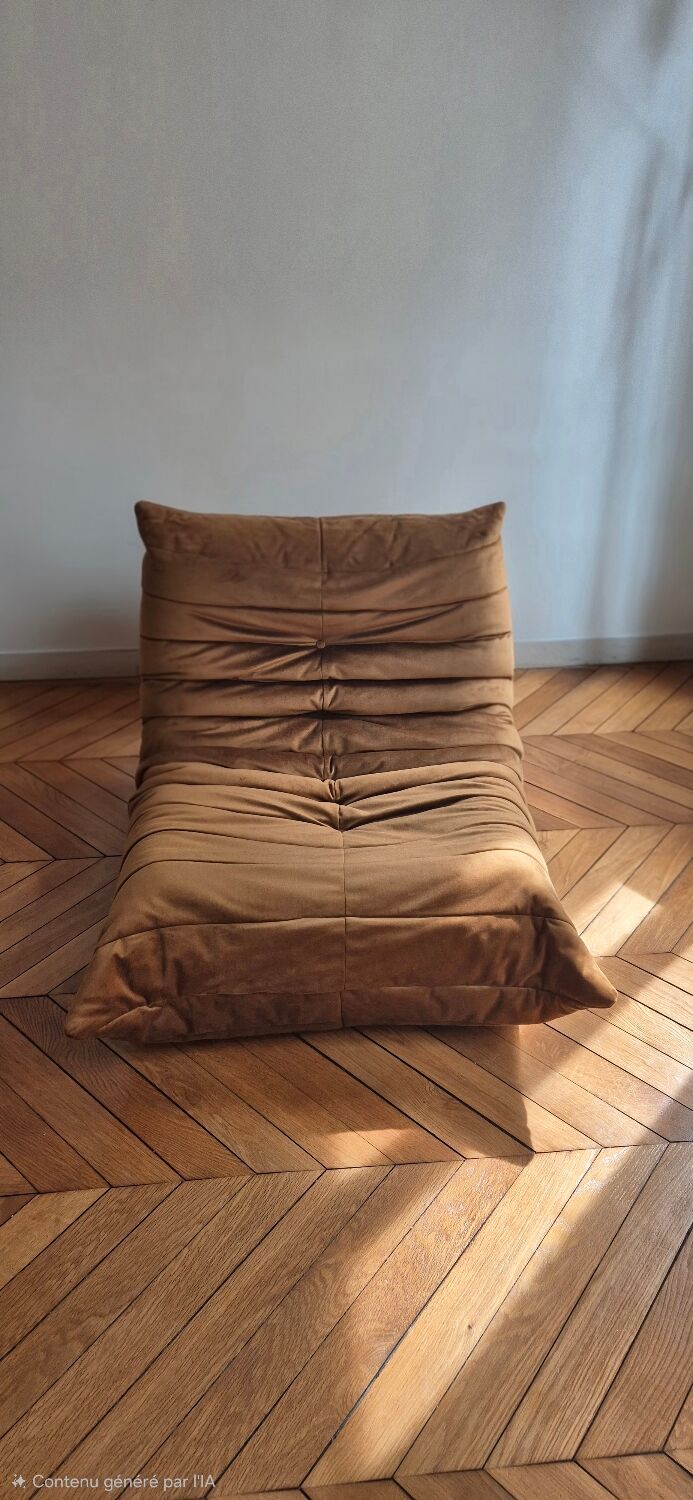 Brown Togo armchair