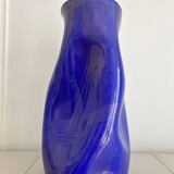 Blue/Gold Murano XL Vase 40cm height