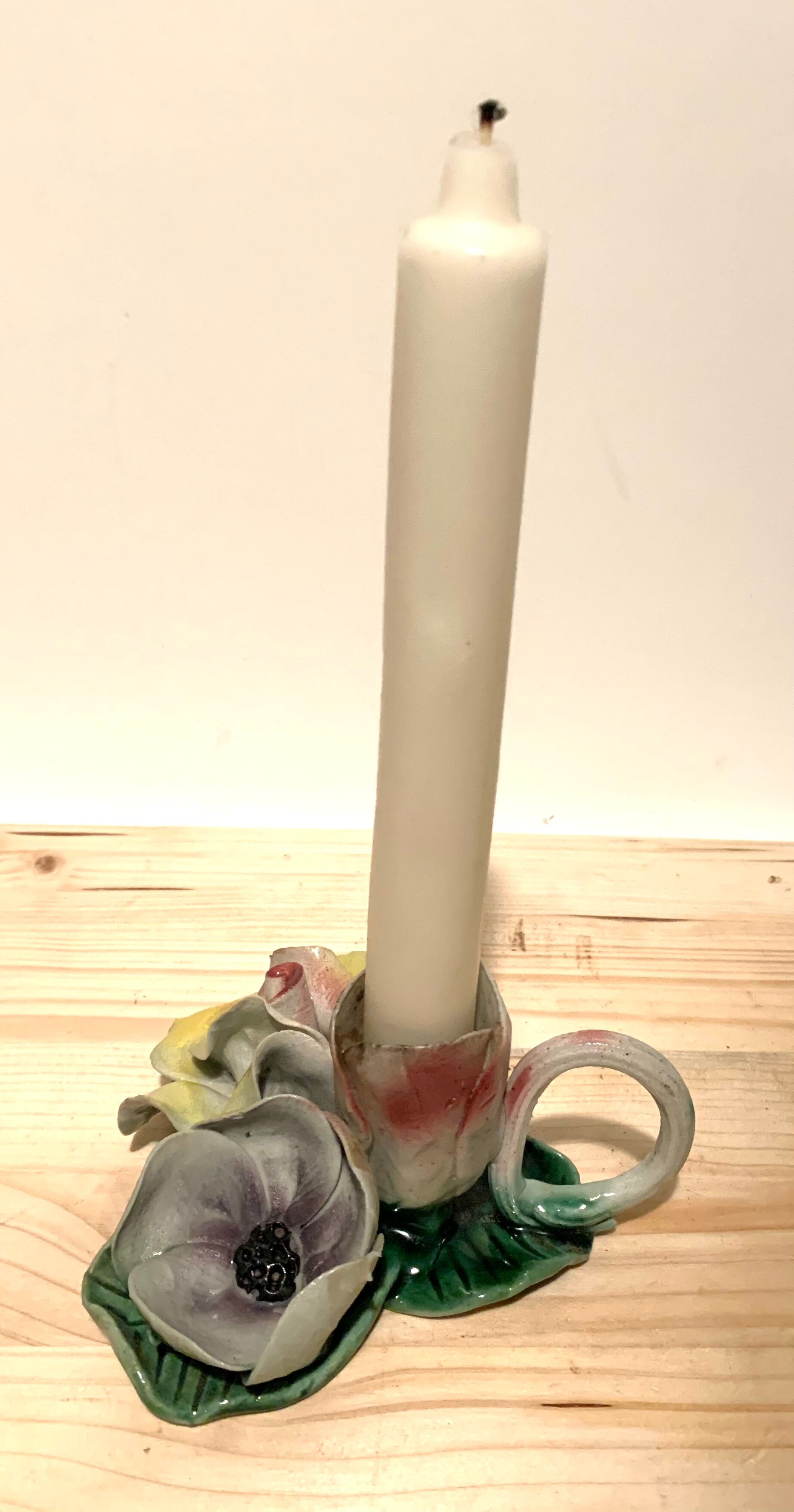 Slurry candle holder