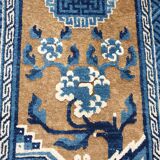 Tapis chinois ancien fait à la main