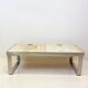 Table basse céramique / chrome — Jean Gregorieff, France, 1970s