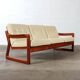 Canapé 3 places vintage en teck, design danois du milieu du siècle, style scandinave des années 70