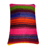 Vintage turkish kilim cushion cover 30x50cm