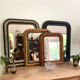 Antique Louis Philippe mirror with wooden plate