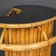 20thc italian standing bamboo tiki bar c.1960