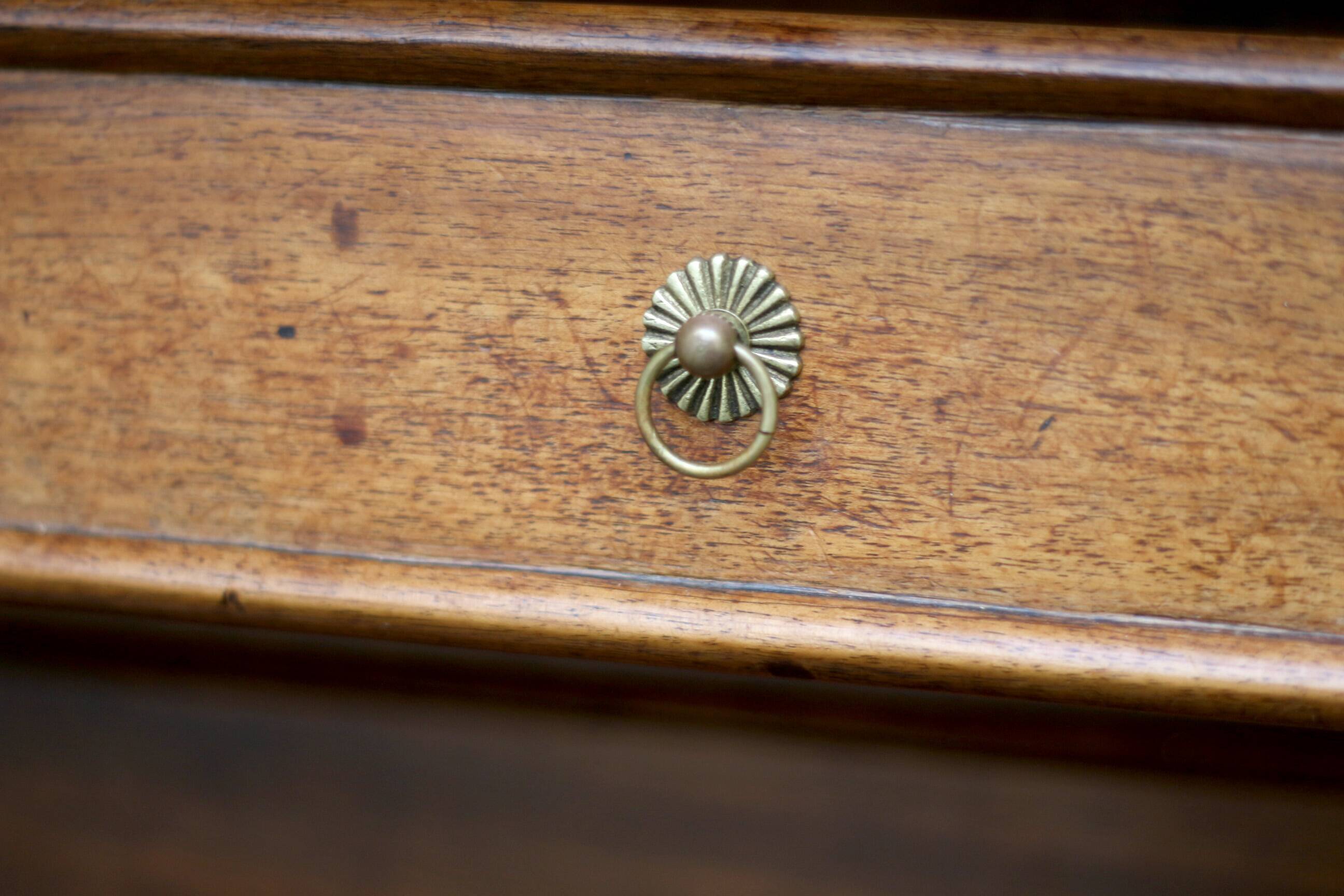 Home / Magnificent XVIII (Regency) jam cabinet in solid walnut. Rare.