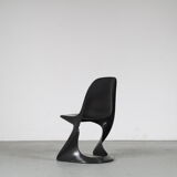 Black “Casalino” chair from the 2000s by Alexander Begge for Casala, Germany – Large Stock!
