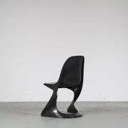 Black “Casalino” chair from the 2000s by Alexander Begge for Casala, Germany – Large Stock!