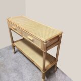 Commode rotin