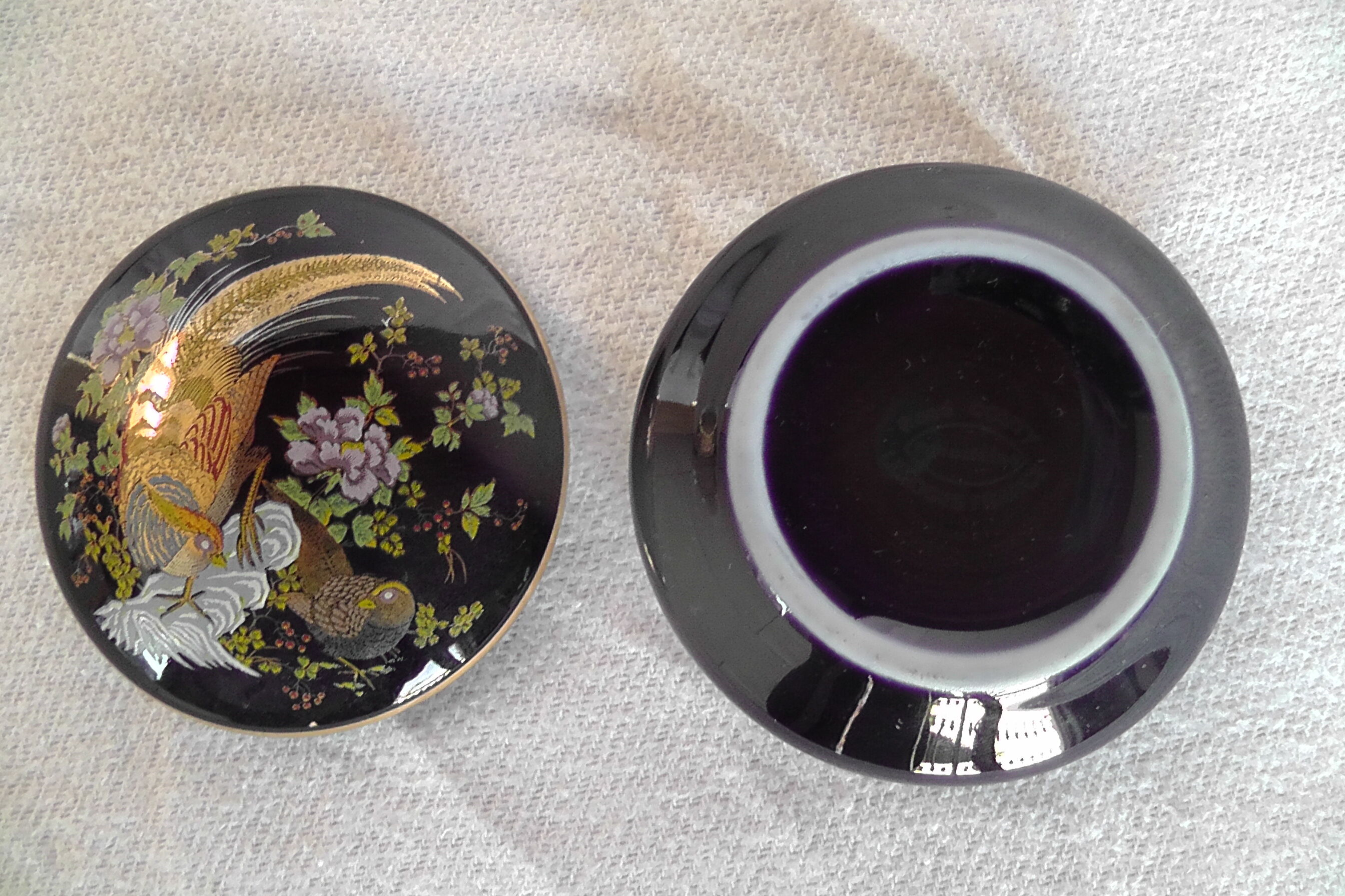 Bonbonnière Limoge porcelain René Couty