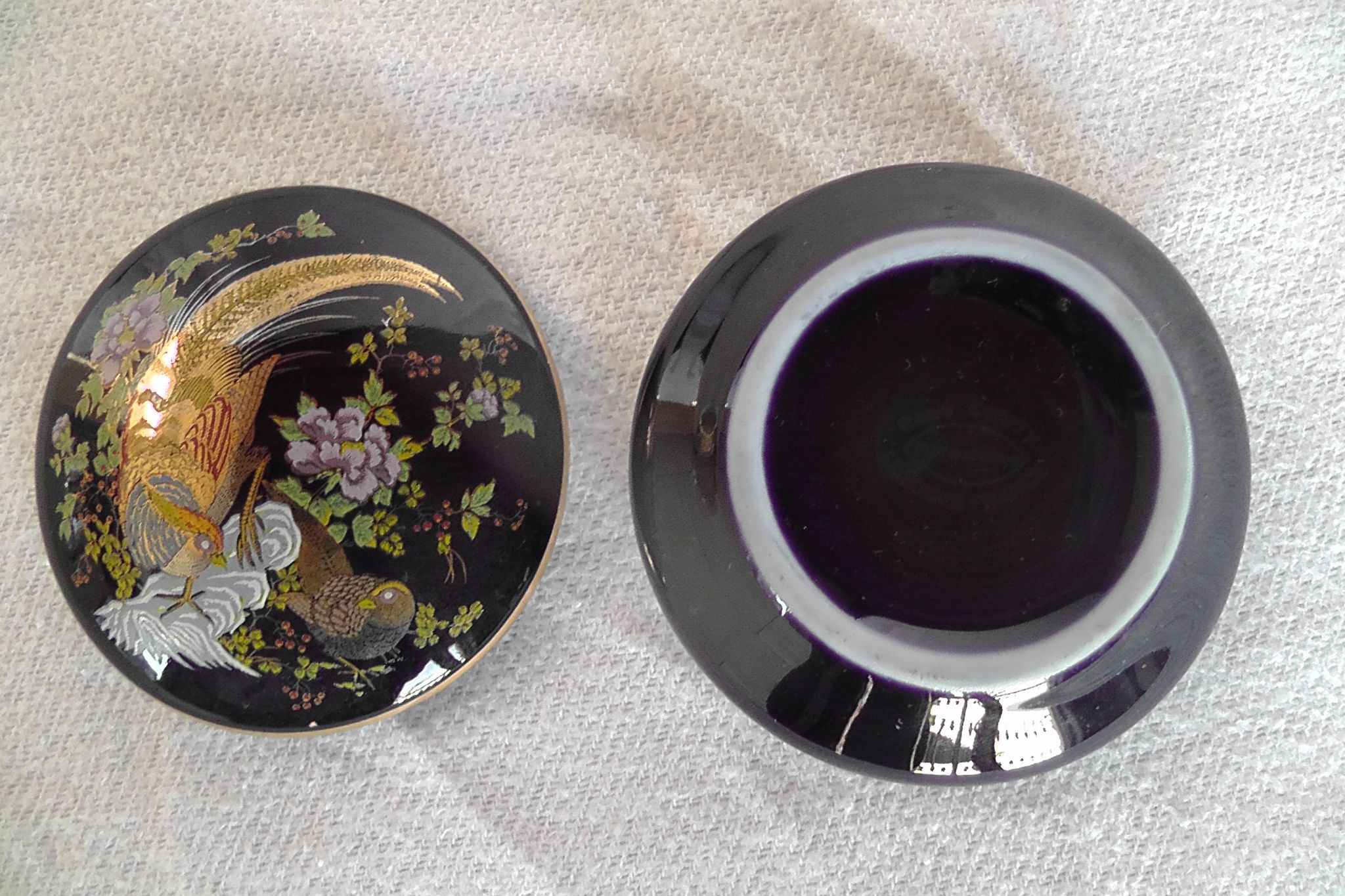 Bonbonnière Limoge porcelain René Couty