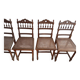 6 chaises cannées