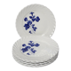6 dessert plates Lunéville