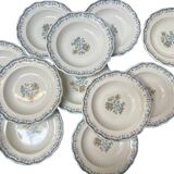 Our deep ceramic plates from Gien "Moustiers with pomegranate"