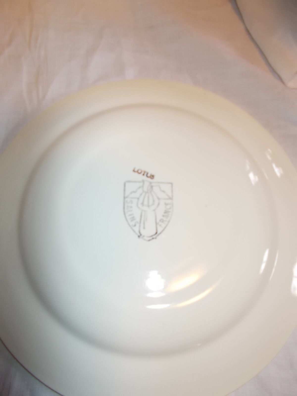 Lot 6 plates dessert saline France