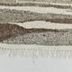Tapis de couloir Kilim ethnique vintage à rayures, 79 x 356 cm