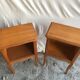 Pair old bedside table