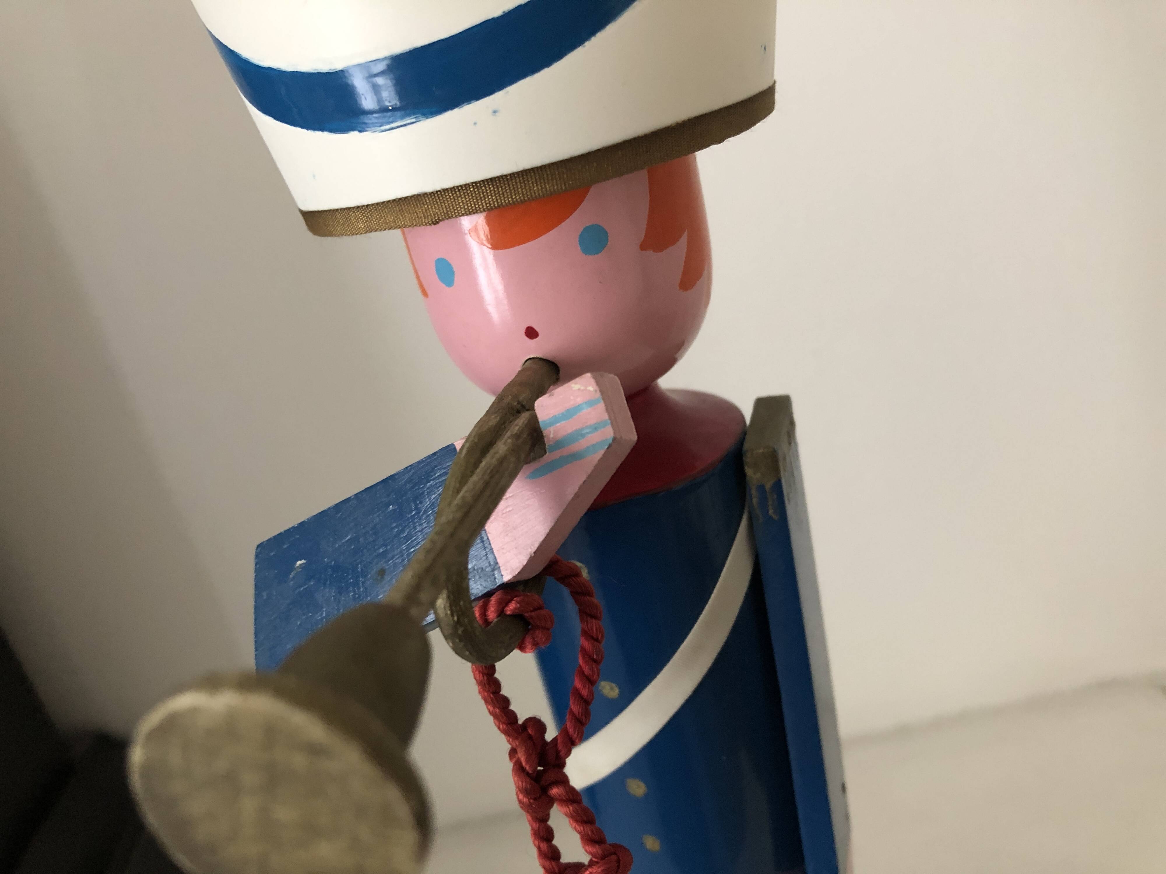 Musical soldier lamp by Suzanne Bonnichon 1960