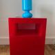 Lampe lykta IKEA bleu vintage