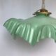 Suspension en opaline vert pastel jupée