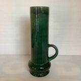 Green ceramic vase style W Germany