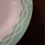 Digoin earthenware soup plates, Lola decor