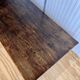 Oversized Vintage Oak Coffee Table with Two Drawers