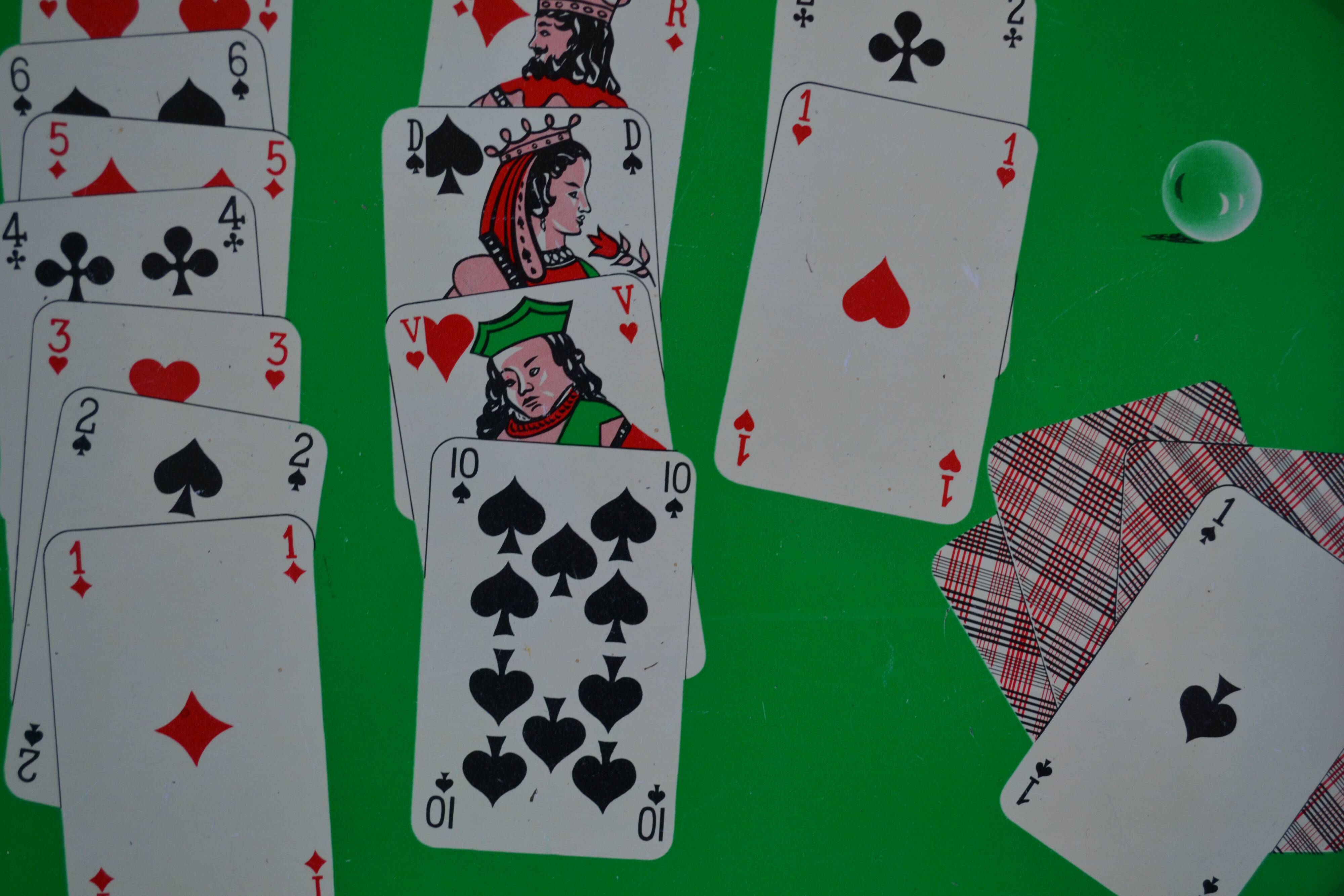 60s board décor card game