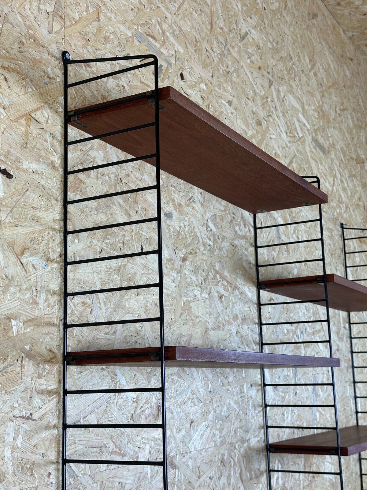 60s 70s teak string shelf module by Kajsa & Nils "Nisse" Strinning Sweden