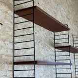 60s 70s teak string shelf module by Kajsa & Nils "Nisse" Strinning Sweden