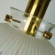 limburg mid century PENDANT LIGHT model P 239 a 4168 glass and brass 1960s