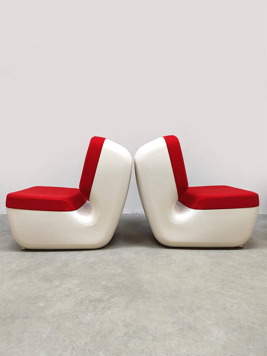 Italian design Magis Nimrod lounge chairs Marc Newson