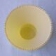 Vase en verre jaune