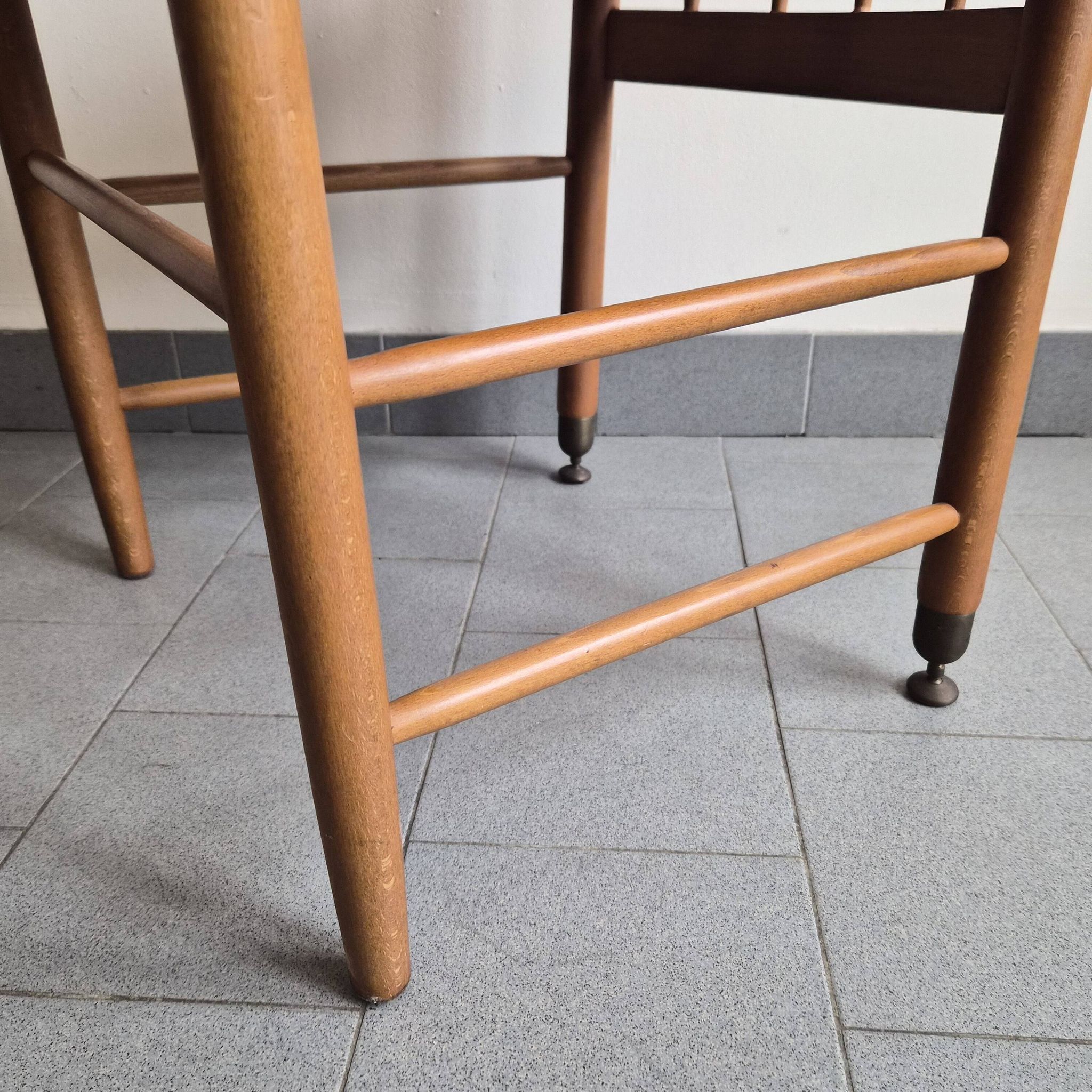 Set of 4 vintage 1980s "Racine" chairs for Roche-Bobois