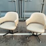 Pair of vintage antique armchairs