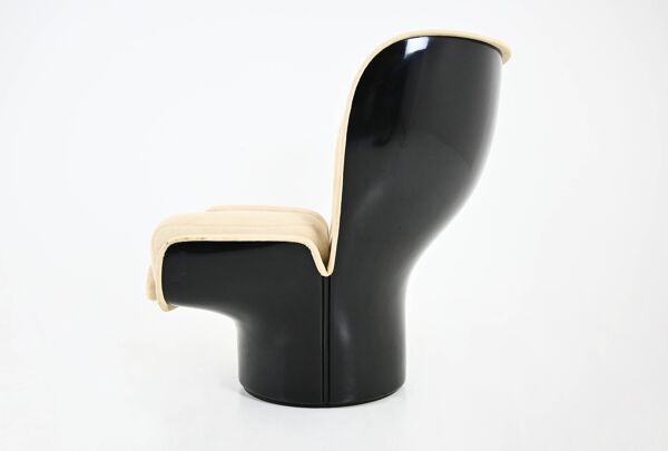 Fauteuil Elda de Joe Colombo pour Comfort, Italie, années 60