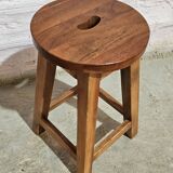 Burmese teak workshop stool