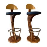 Pair of stool "Deck line"