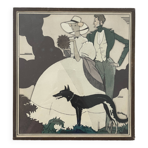 Illustration ancienne années 30
