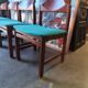 Four vintage Italian chairs from the 1980s