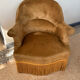 Fauteuil crapaud vintage