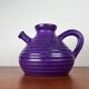 Cruche vintage allemande violette de Marei Majolikafabrik Jean Fuss & Sohn, Rheinbach, années 1970