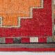 3x10 Orange & Red Turkish Vintage Runner Rug, 97x301Cm SK 22031