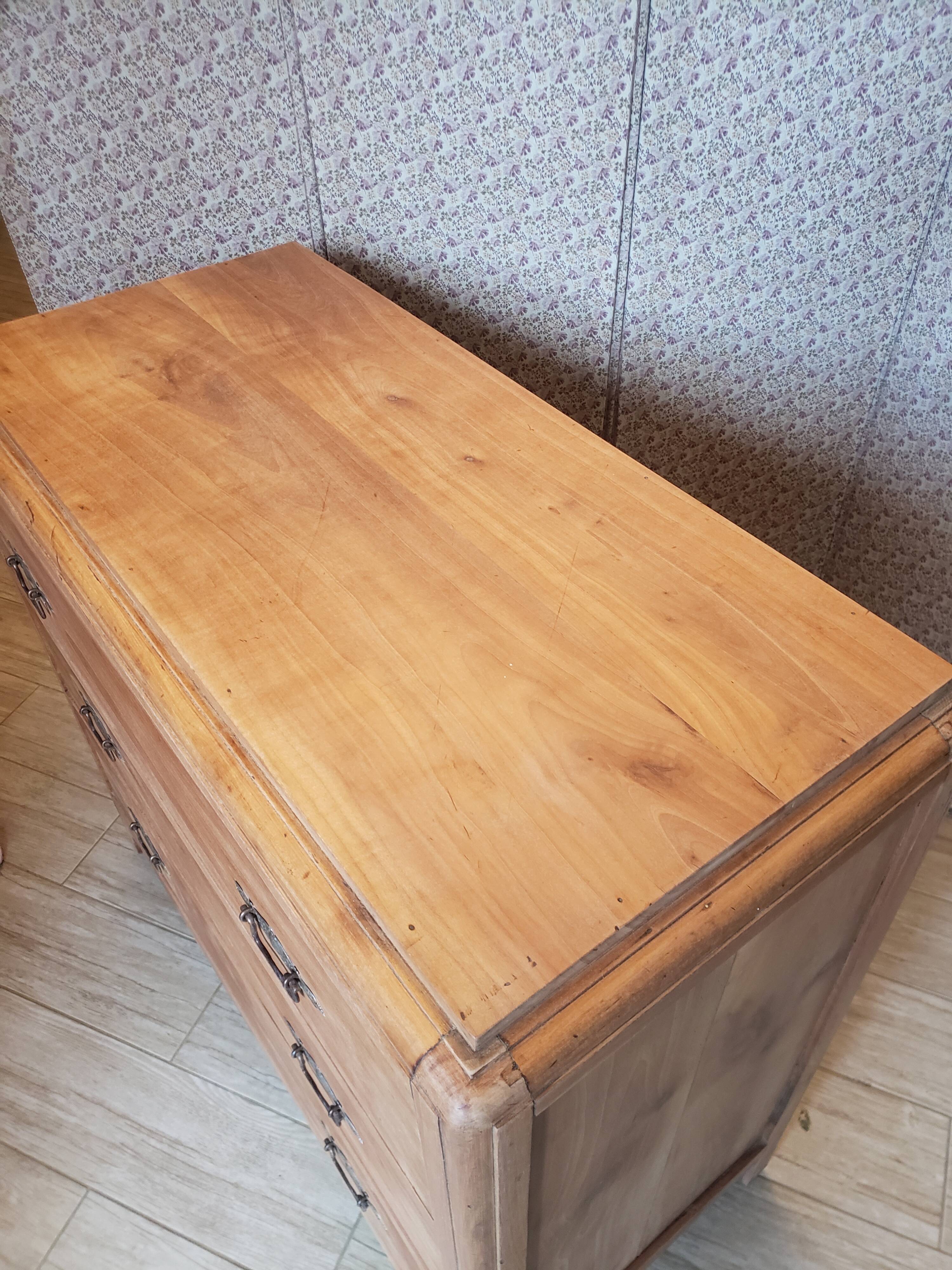Solid antique cherry chest of drawers