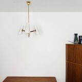 Brass Chandelier by Rupert Nikoll