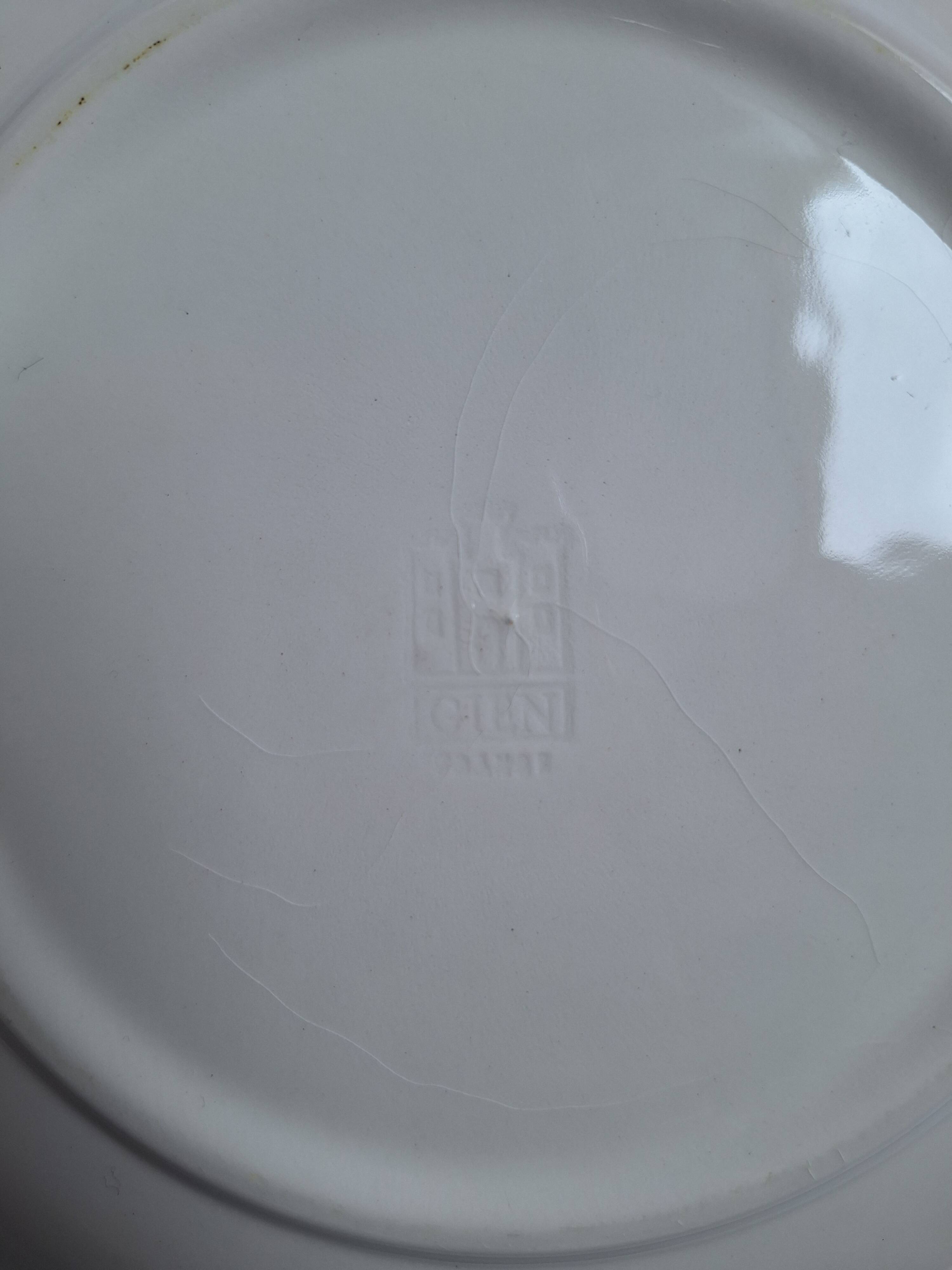 Vintage blue dinner plates