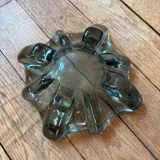 Vintage glass ashtray / pocket tray